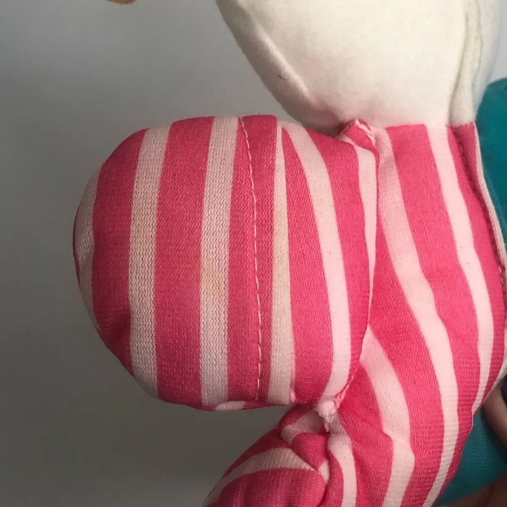 fisher price‎ patty cake puppy dog 1994 vintage rattle plush toy doll baby